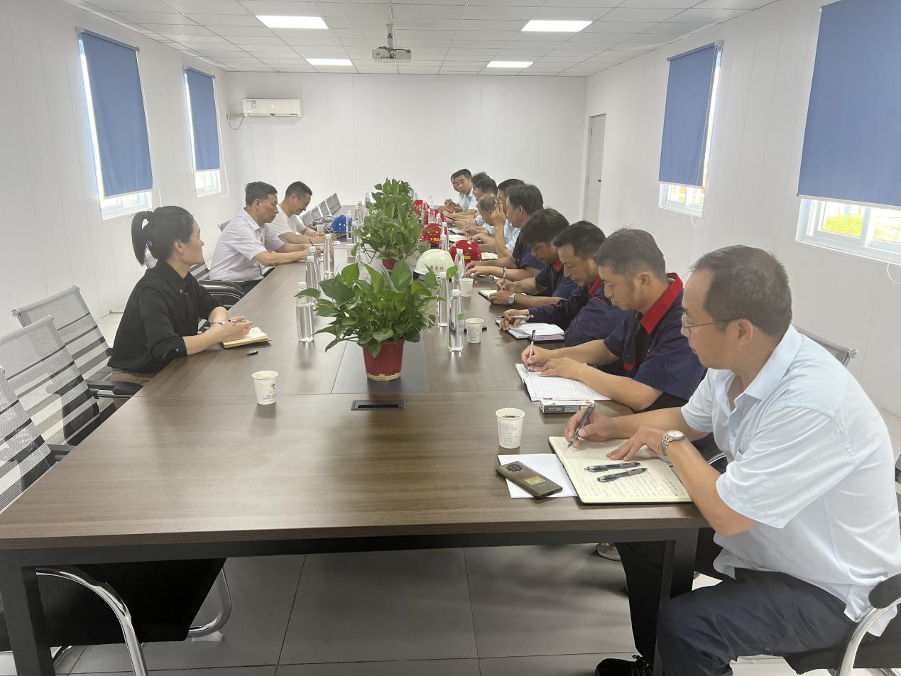 集團公司總經理丁士啟到銅基新材料項目調研指導工作  集團公司總經理丁士啟到銅基新材料項目調研指導工作